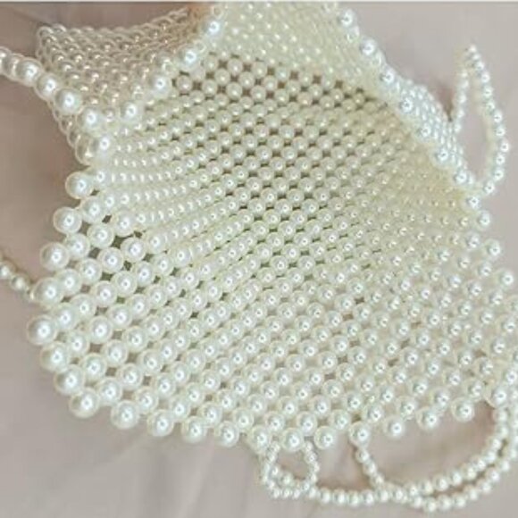 Neiman Marcus Pearl Clutch Purse - Picture 4 of 5